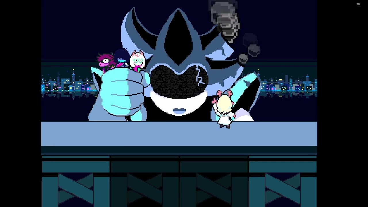 MEGA QUEEN defeated DELTARNE