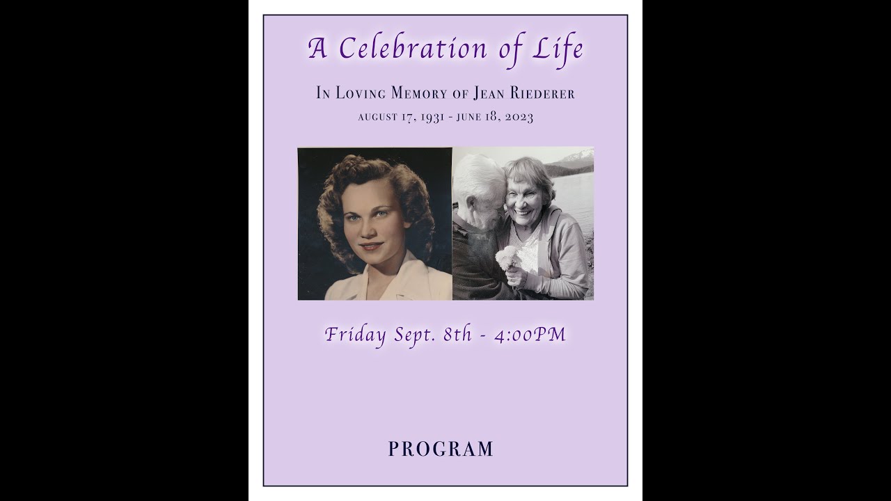 Jean Riederer Memorial Live Stream