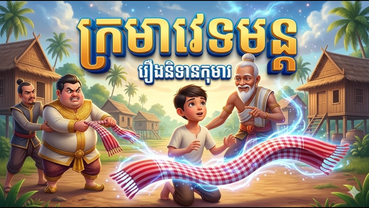រឿងនិទានខ្មែរ 3D]-ក្រមាវេទមន្ត-Khmer Fairy Tales