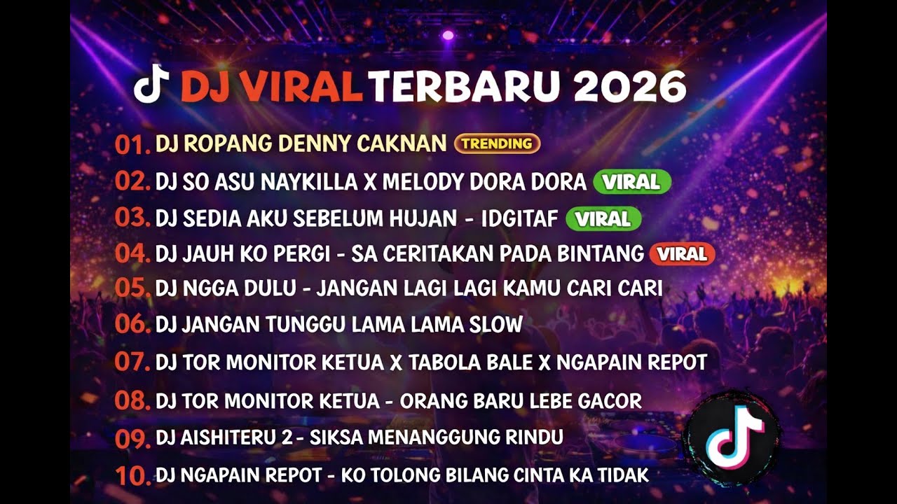 🔥 DJ VIRAL TERBARU 2026 | DJ Ropang Denny Caknan & Lagu DJ TikTok Paling Gacor 🚀