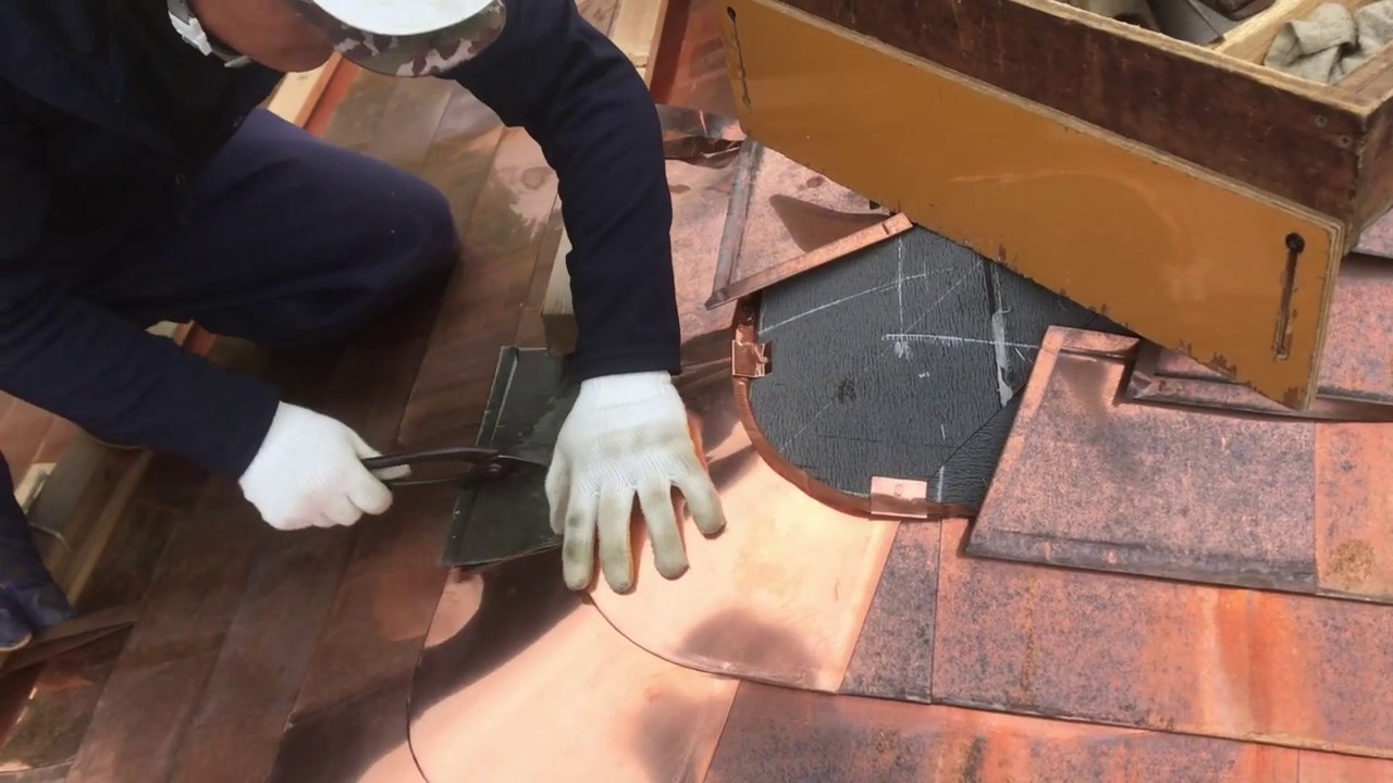 社寺板金　蛤廻葺き　東光寺薬師堂新築工事　堂宮大工　内田工務店