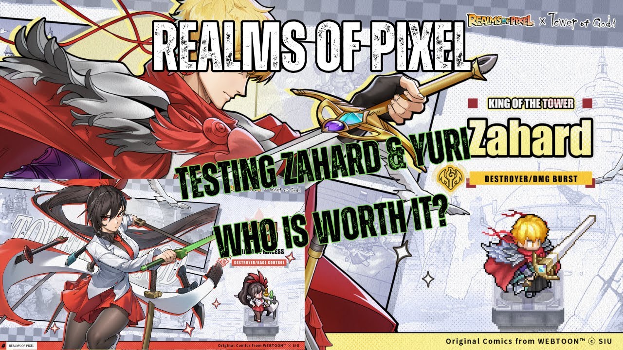 [Realms of Pixel] Swipe or not / Testing Zahard & Yuri 