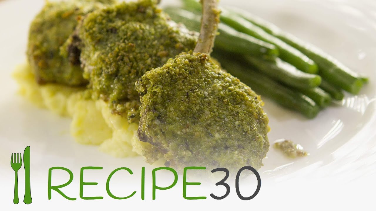 LAMB CUTLETS HERB CRUST recipe