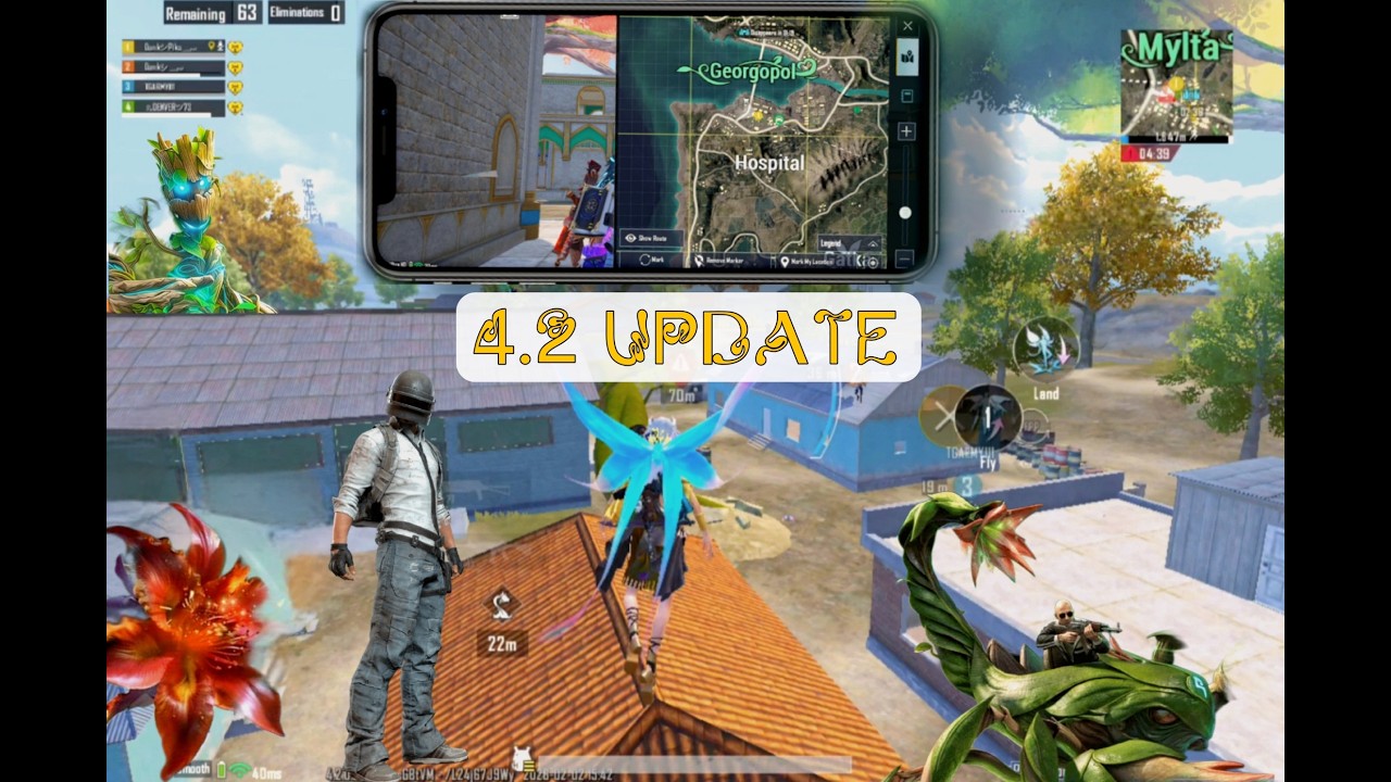 1vs2 New 4.2 update match 😉... || #bgmi #bgmilive #bgmihighlights #viral #pubg #pubgmobile