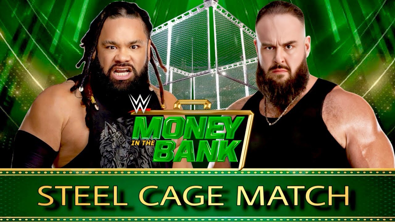 Jacob Fatu V Braun Strowman Steel Cage Match Money In The Bank WWE2K25