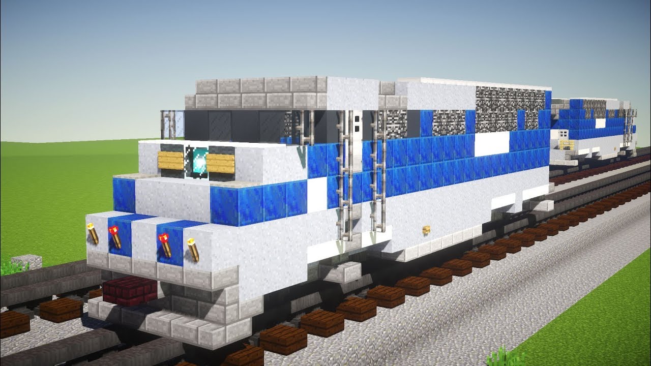 Minecraft Amtrak Pacific Surfliner F59PHI Tutorial