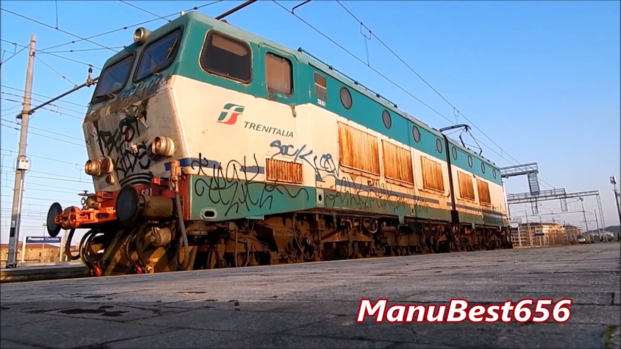 LA FINE DI UN'ERA, I LOCOMOTORI ELETTRICI FS E.656 / E.655 VANNO IN PENSIONE [ PARTE 1 ]
