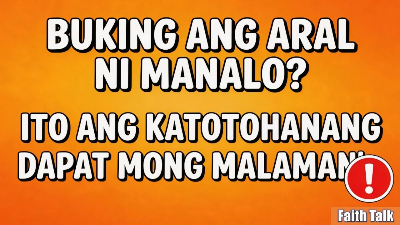 Imbentong Aral ba? Sinuri ang Itinuturo ni Manalo! Magugulat Ka!