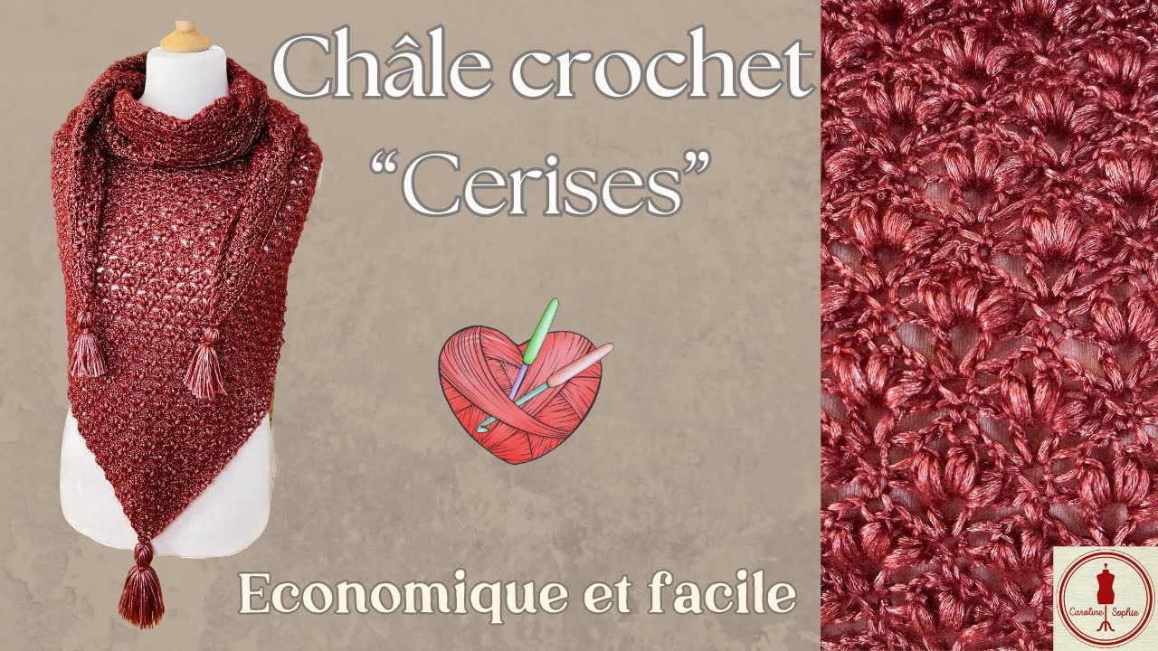 CHALE AU CROCHET 