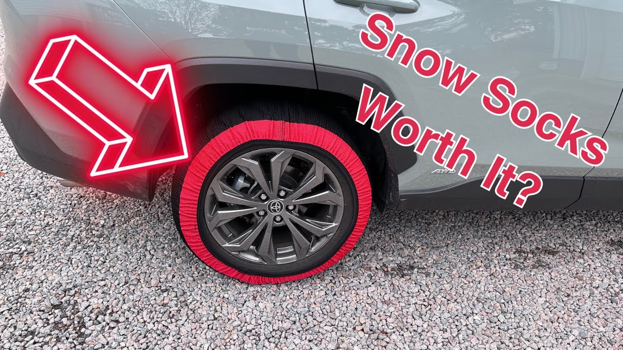 Testing out these vehicle snow socks for tires. Are they worth it?  