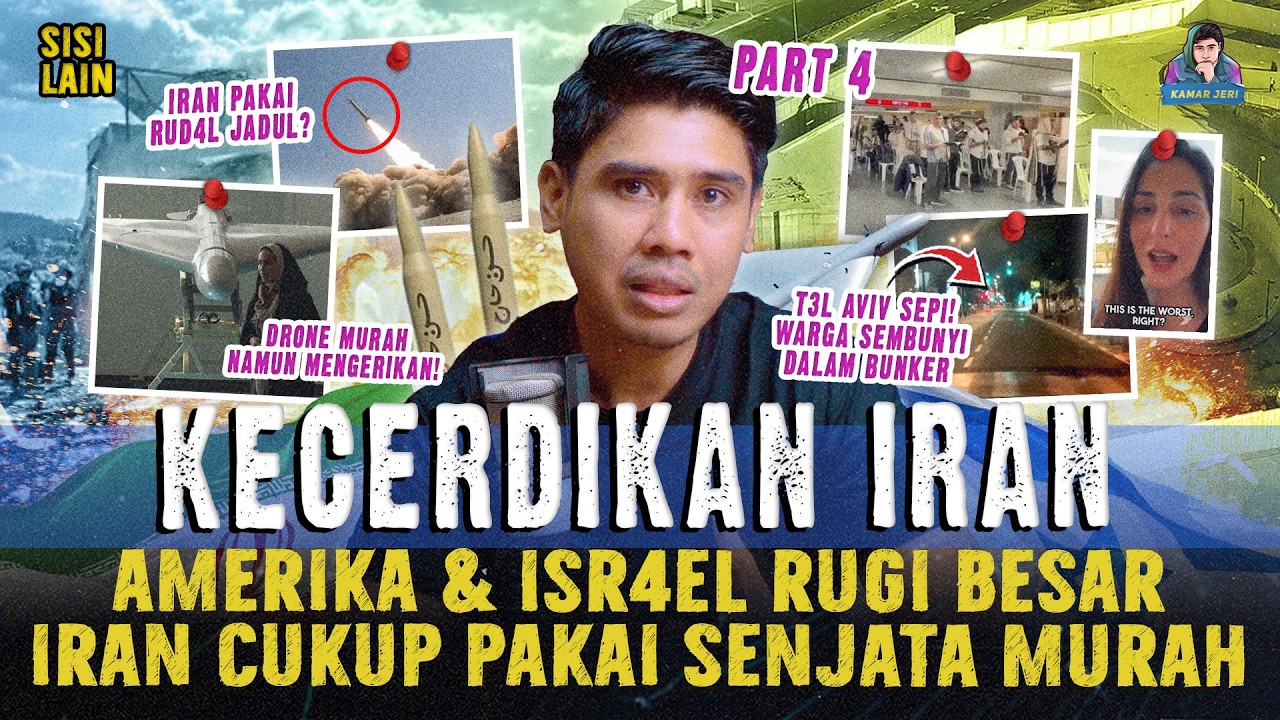 TAKTIK CERDAS IRAN ! ISR4EL & AMERIKA RUGI BESAR HADAPI SENJATA MURAH IRAN