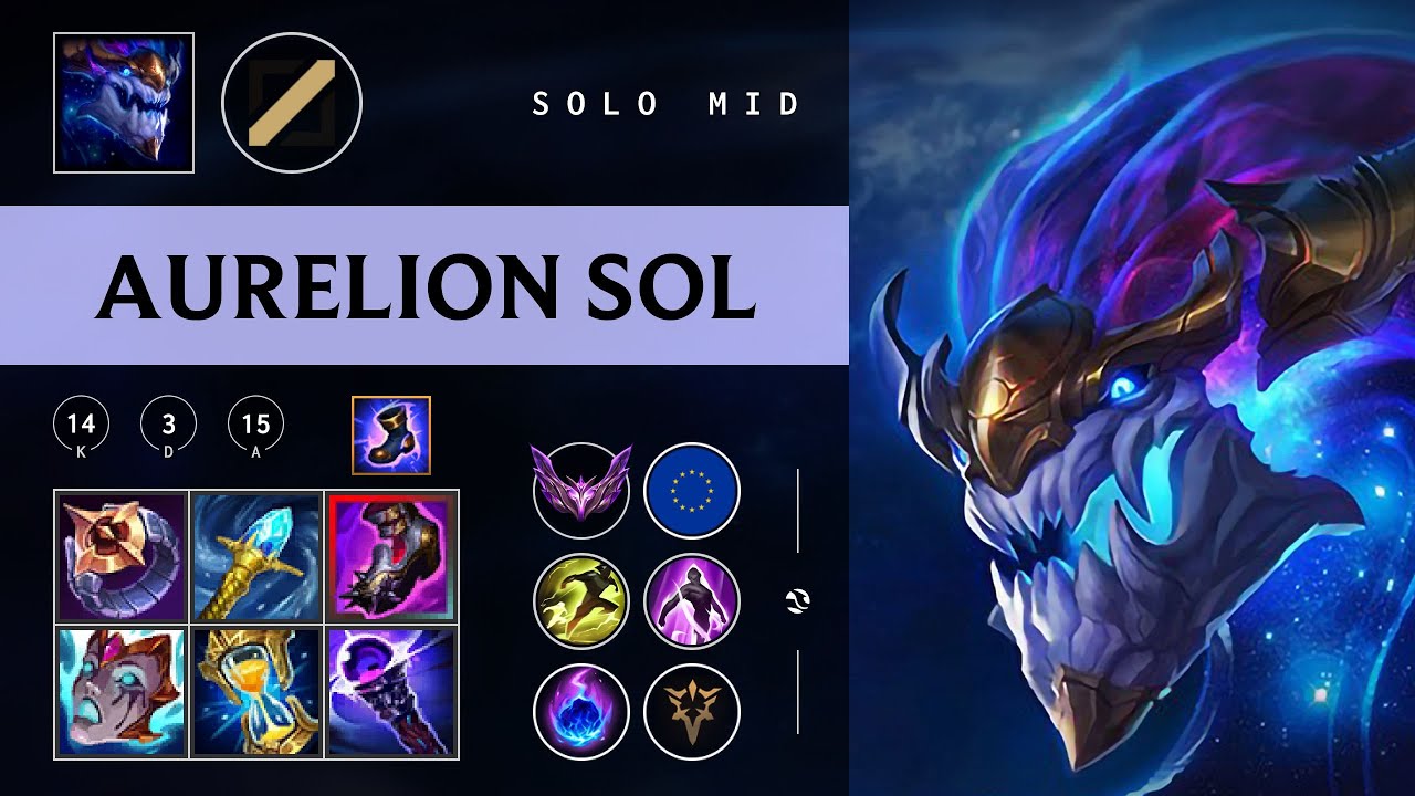 Aurelion Sol Mid vs Diana - EUW Master Patch 26.01