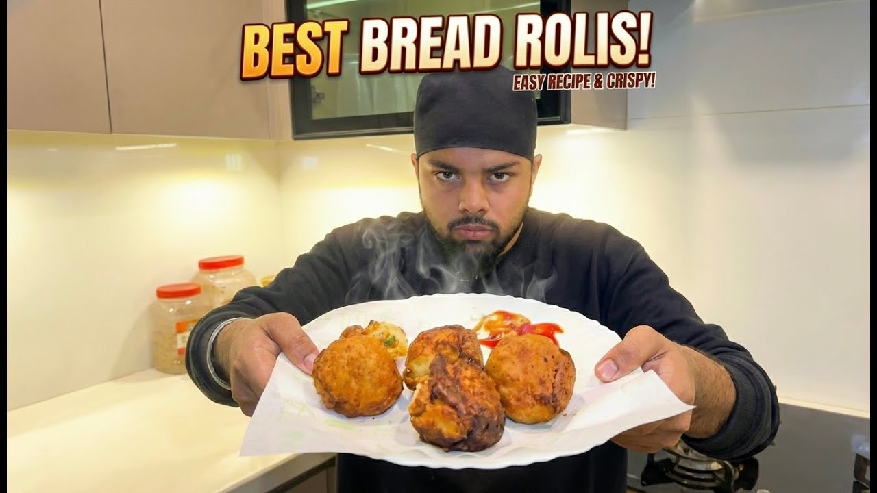 How to Make Crispy Bread Rolls | Easy Snack Recipe