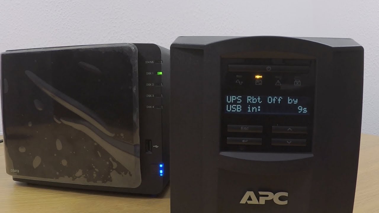 Как настроить Synology NAS (DSM 6) — Часть 16: Настройка и объединение источника бесперебойного п...