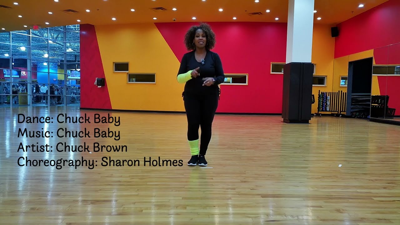 Line Dance-Chuck Baby -Artist Chuck Brown -Instructor - Fabulous Freda Demo & Instructional/Tutorial