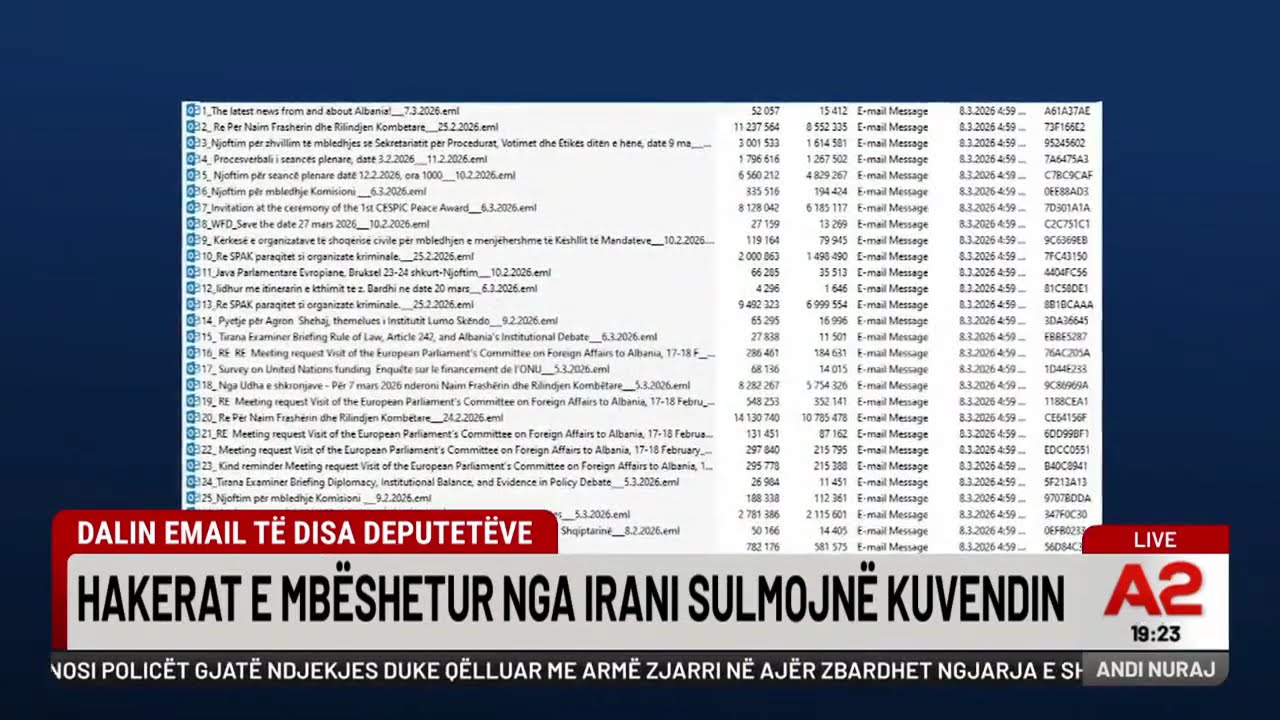 Dalin e-mail-et e disa deputetëve, hakerat e mbështetur nga Irani sulmojnë Kuvendin