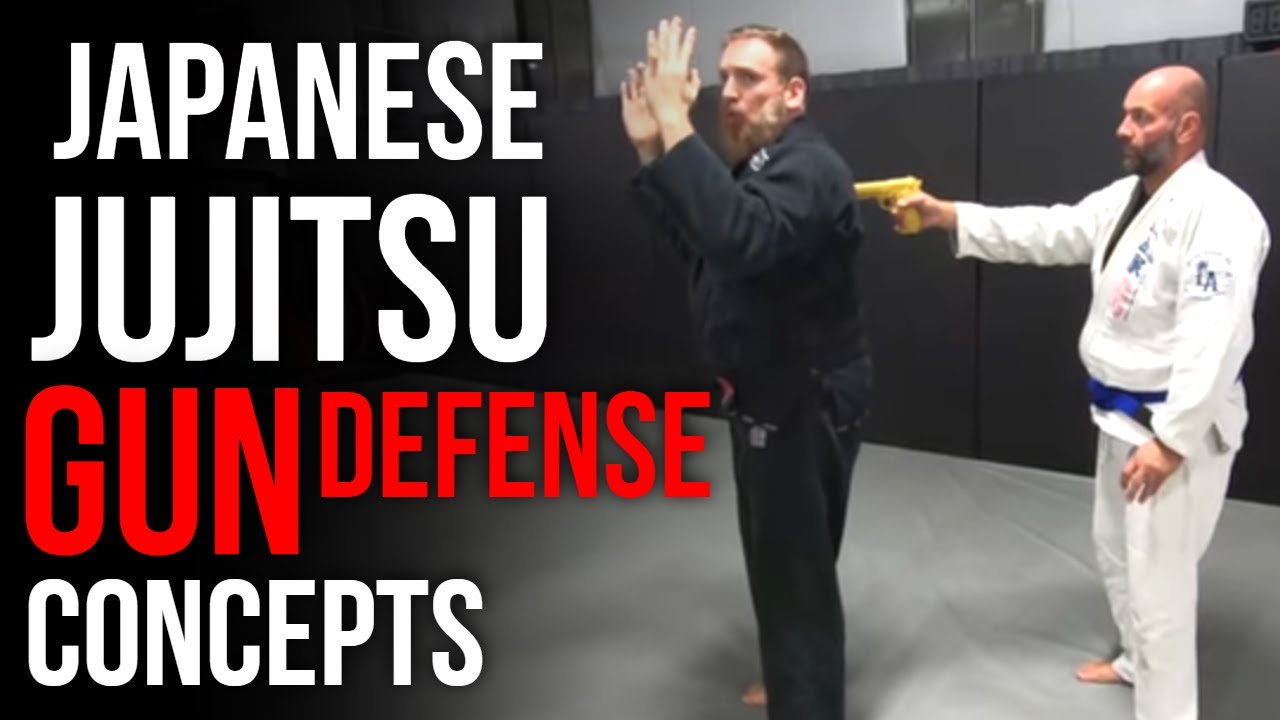 Japanese Jujitsu Gun Defense Concepts - Ude Gatame (Armlock) Vs Gun To Back