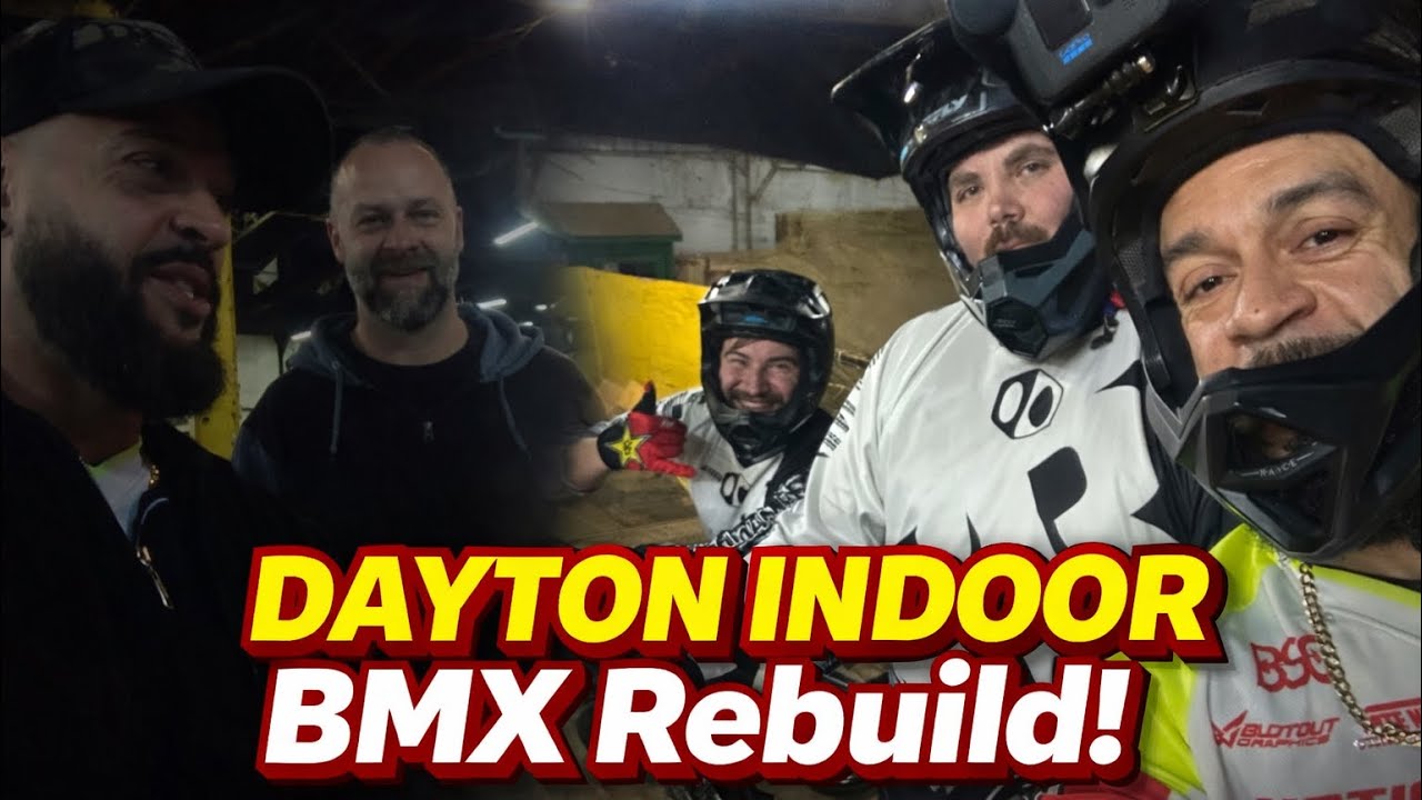 Vlog 147 USABMX’s Dayton Indoor REBUILD is WILD!!🤯🤯😳😱  #bmxracing #bmx 