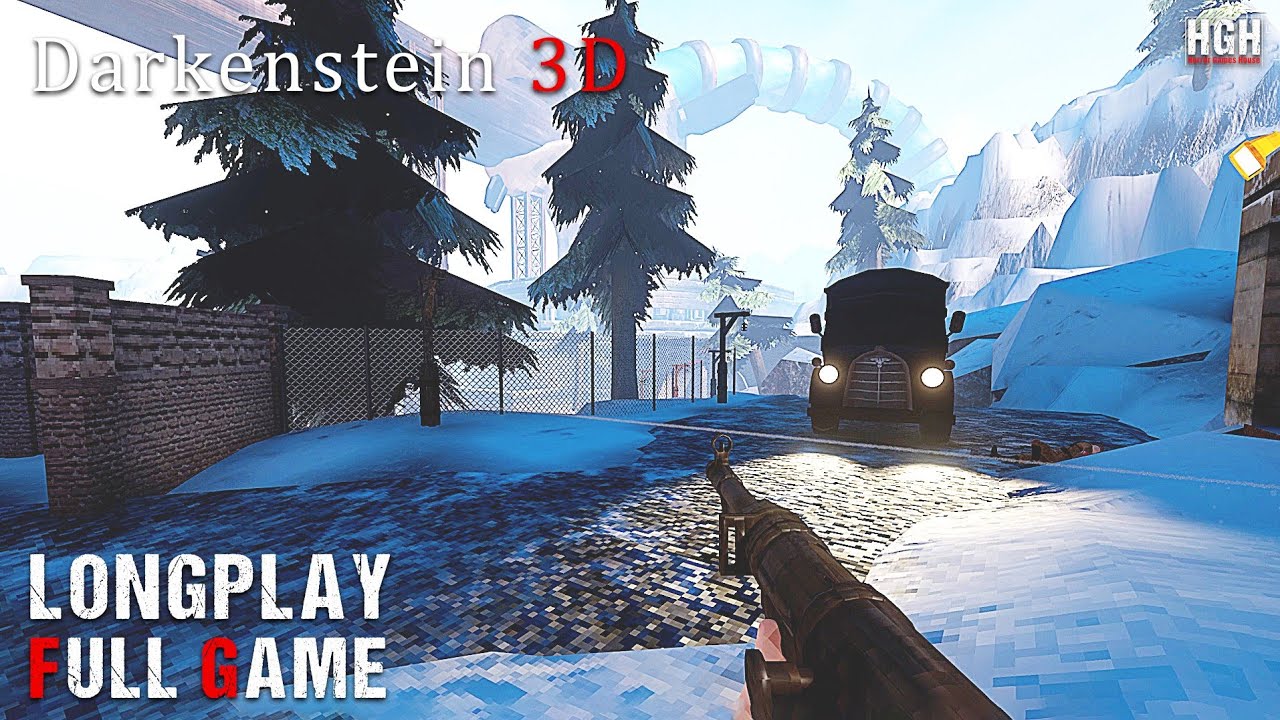 Darkenstein 3D | Full Game | Longplay Walkthrough Gameplay No Commentary