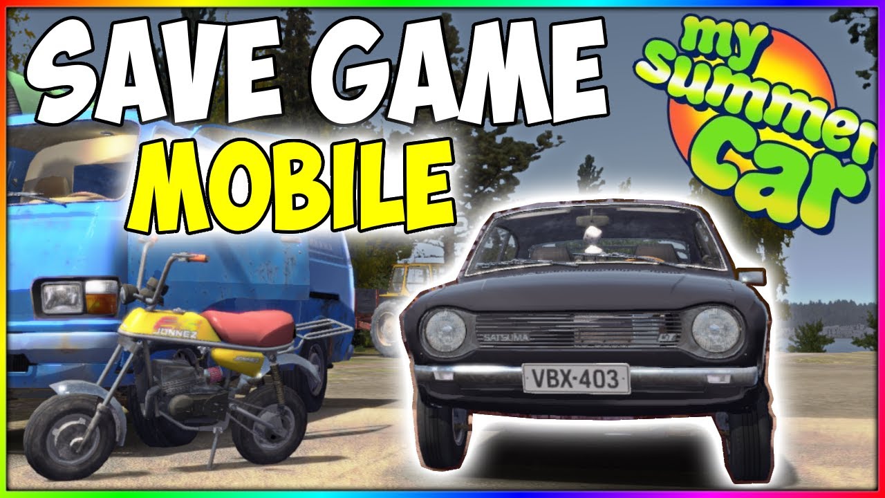 Como colocar SAVE GAME no My Summer Car MOBILE!