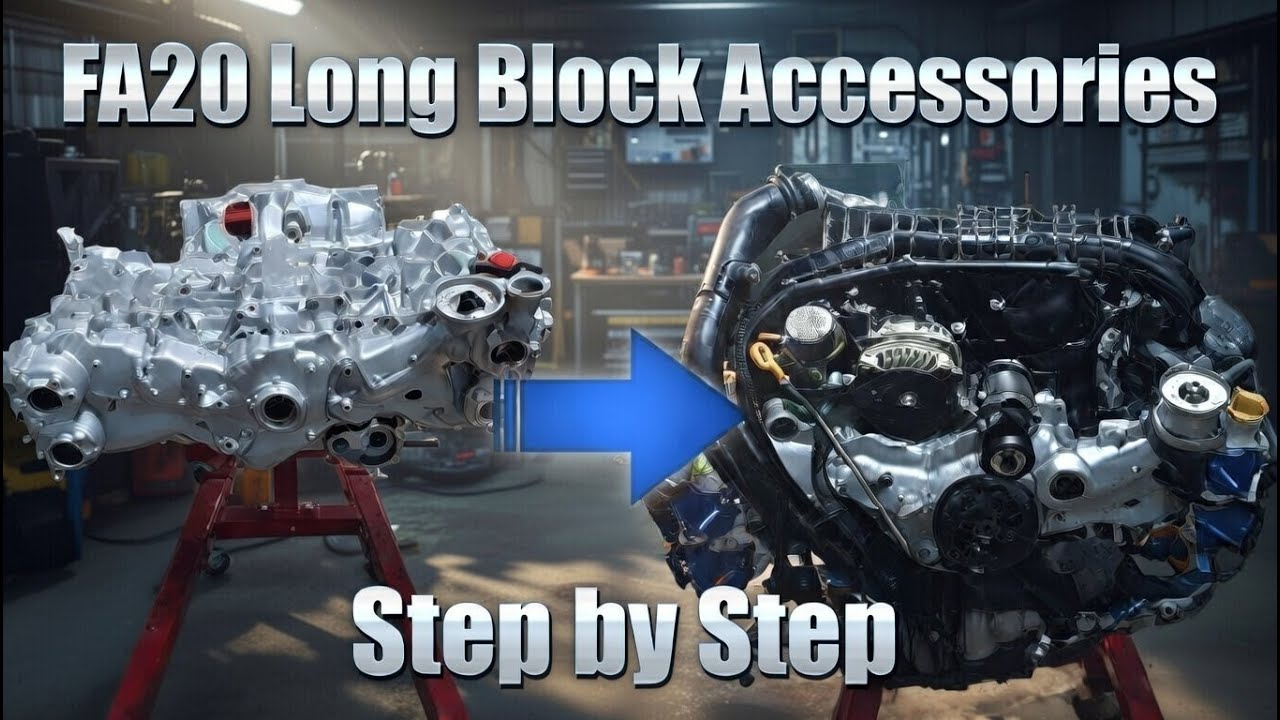 Install All Accessories Parts FA20 - Subaru WRX