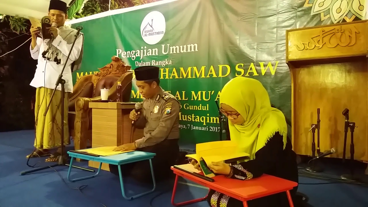 MasyaAllah....!!!! "Polisi Surabaya Shofwan, SH.,MM." Lancar Baca Kitab Gundul Metode Al-Mu'allim