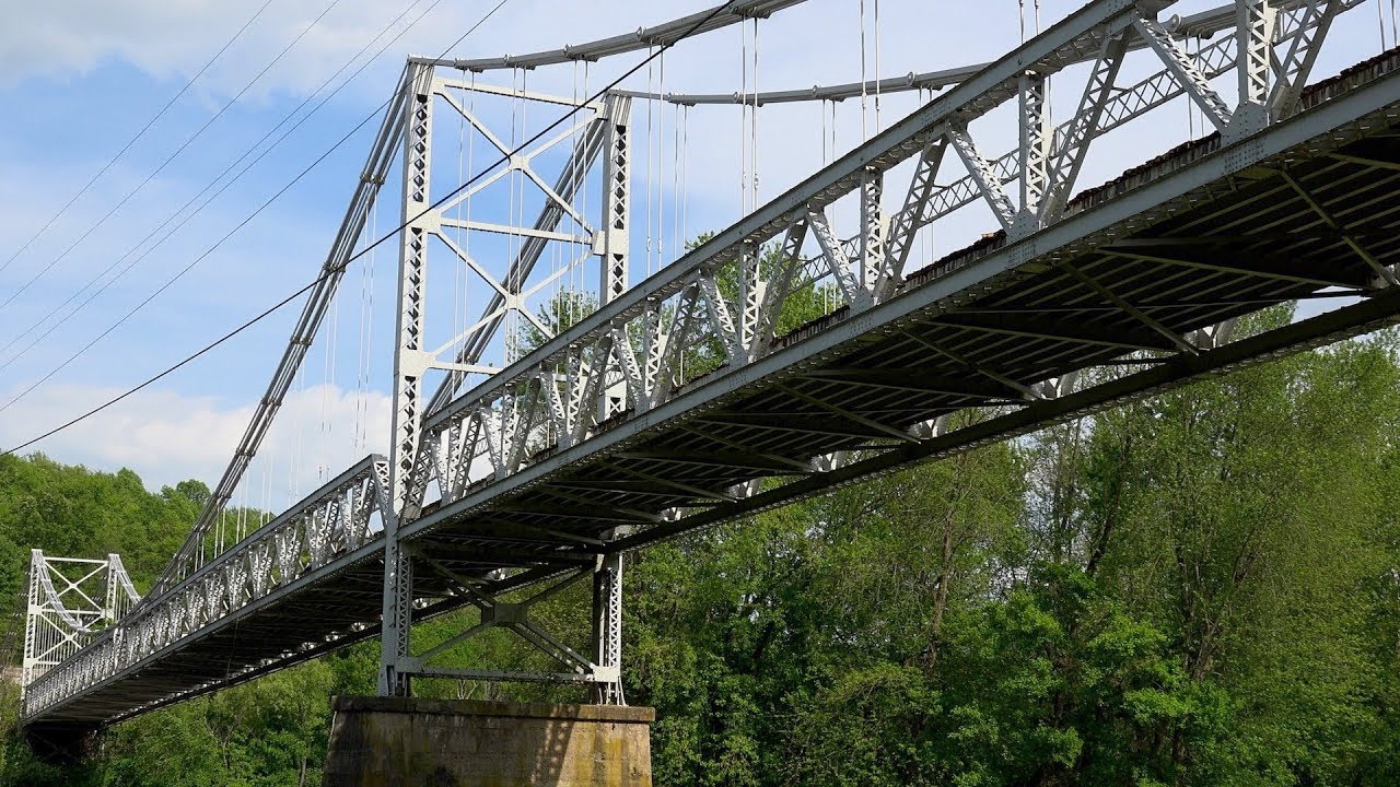 Dresden  Suspension  Bridge,  Dresden,  Ohio
