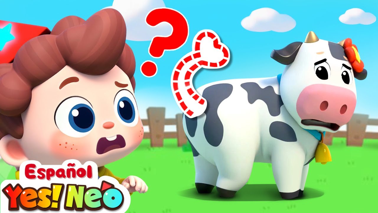 ¿Dónde Está la Cola de la Vaca Lola? | Yes! Neo | Canciones Infantiles | BabyBus en Español