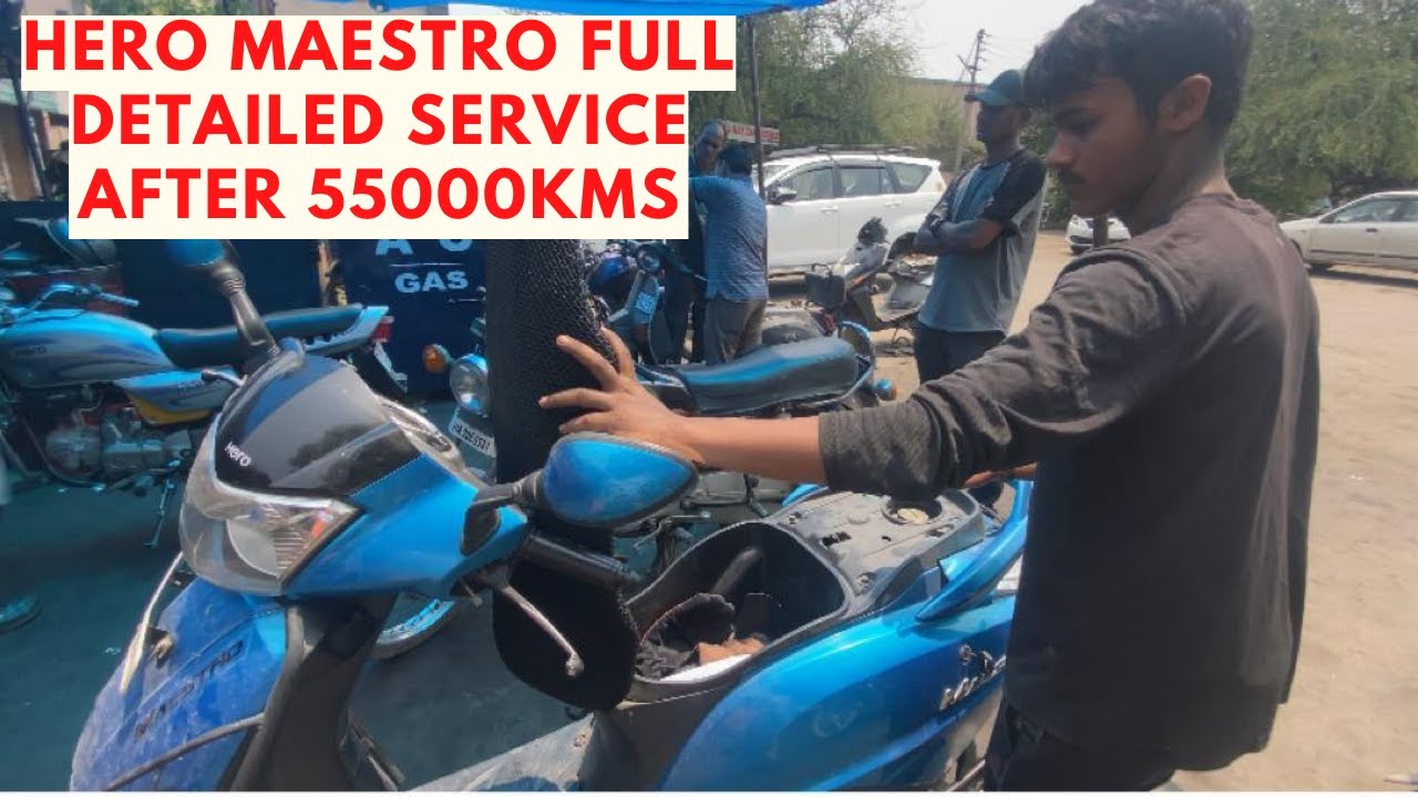 Hero Scooter service | full Service | #hero | #heromaestro #dudiautomotive