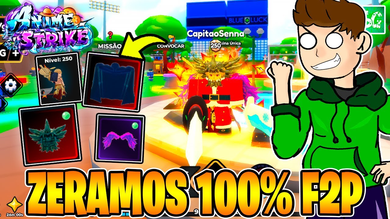 DESAFIO CONCLU&Iacute;DO! Zerei o Anime Strike Simulator 100% F2P e Revelo as Melhores Dicas