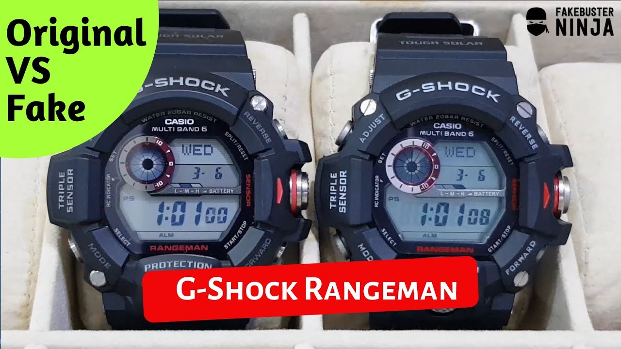 G-Shock Rangeman Original VS Fake Comparison 2019