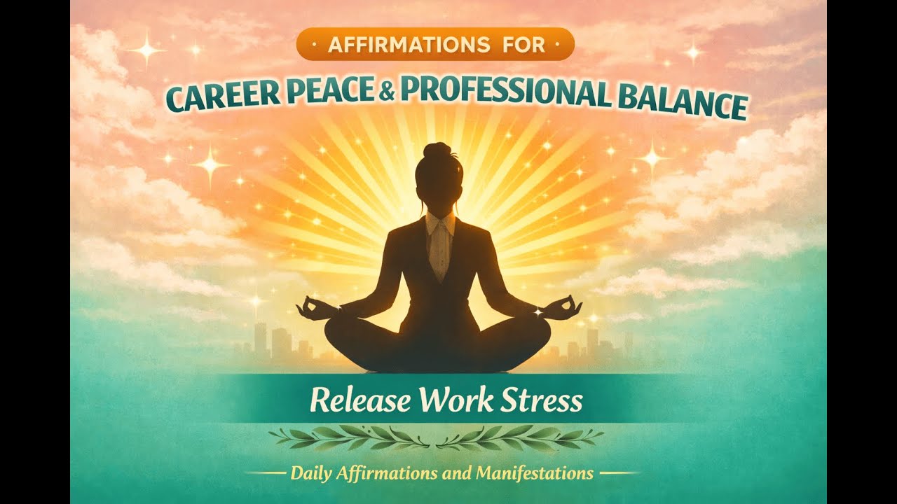 Affirmations for CAREER PEACE & PROFESSIONAL BALANCE | Release Work Stress