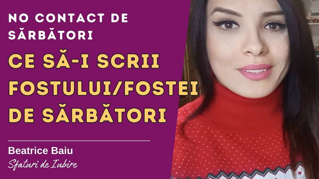 Ce să scrii fostului sau fostei de Sărbători?