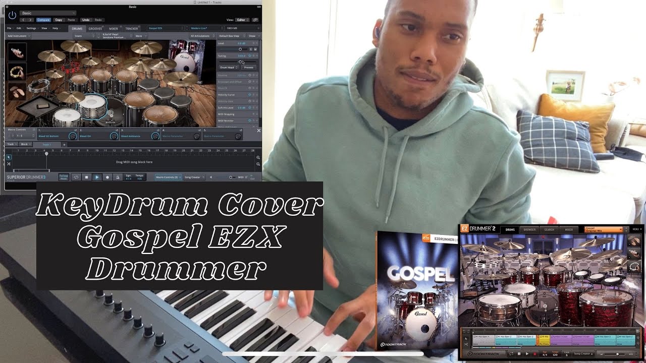 Gospel EZX Drummer | Keydrum Cover