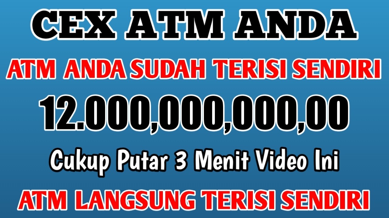 KUN FAYAKUN ✅ ATAS IZIN ALLAH SWT UANG MASUK ATM LANGSUNG CEK ATM ANDA