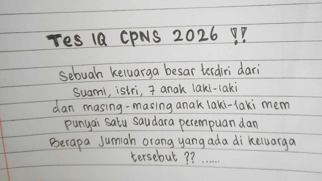 TES IQ CPNS 2026