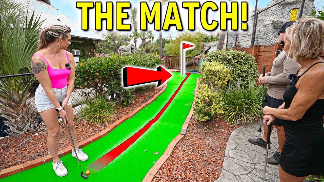 Can We Get a Hole in One at This CHALLENGING Mini Golf Course?
