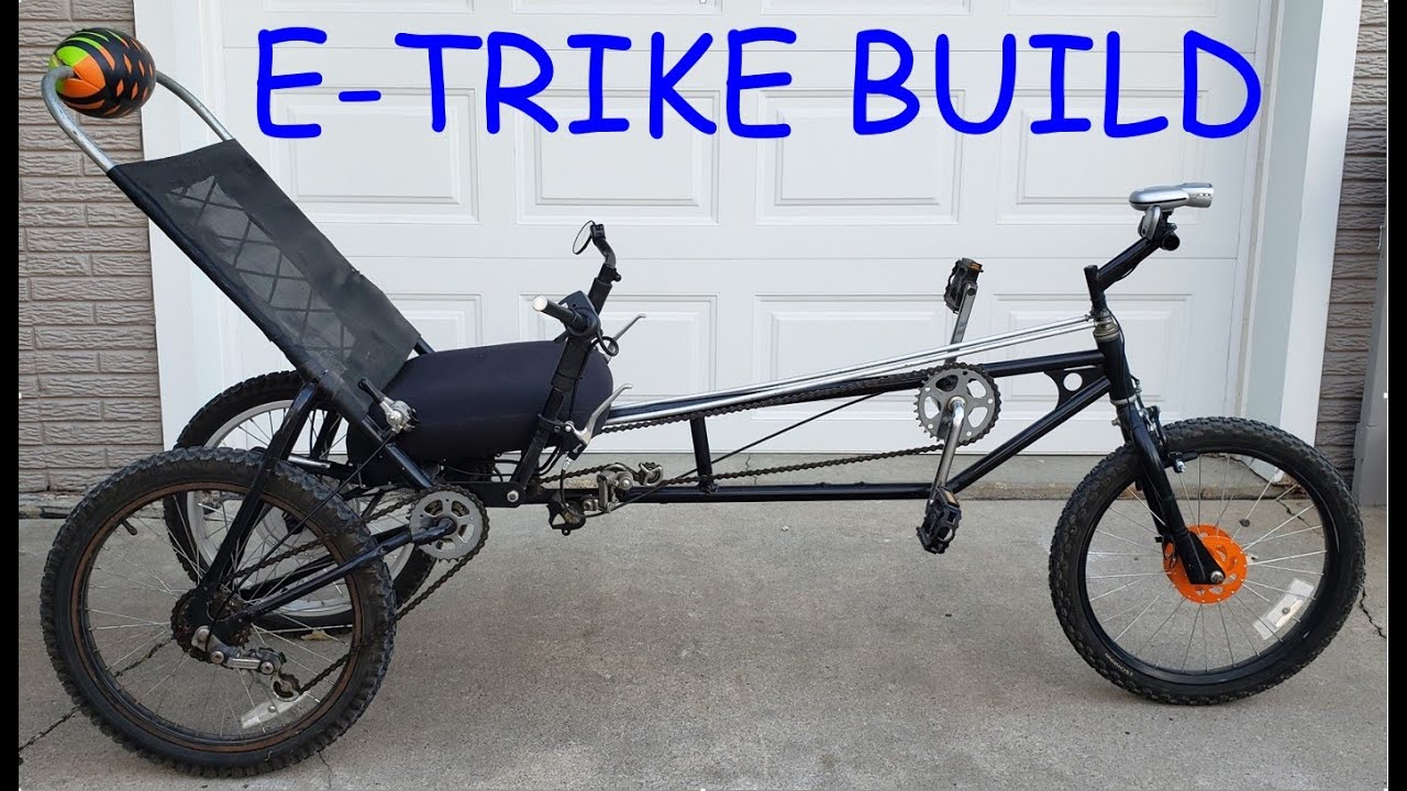 Сборка трёхколёсного велосипеда с электроприводом (E-Trike)