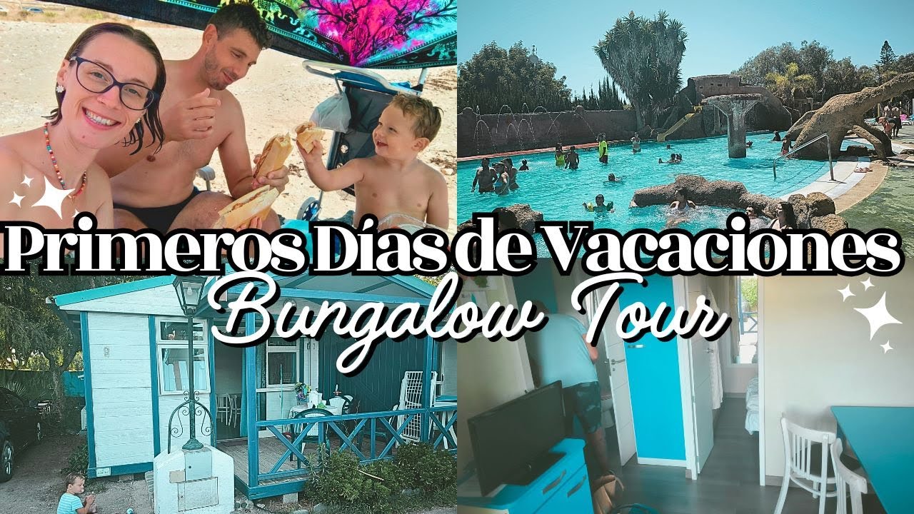 Últimas Vacaciones en Familia Siendo3🤰🏼🏖️|Tour por Bungalow, Camping, Playa.#summervlog