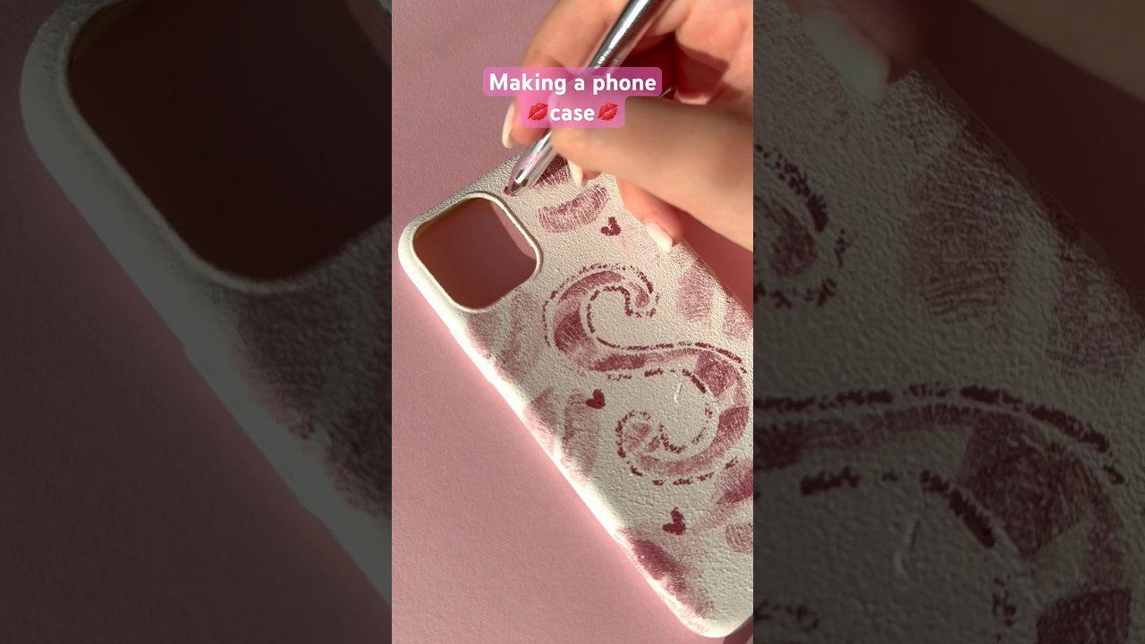 Making a phone case💋