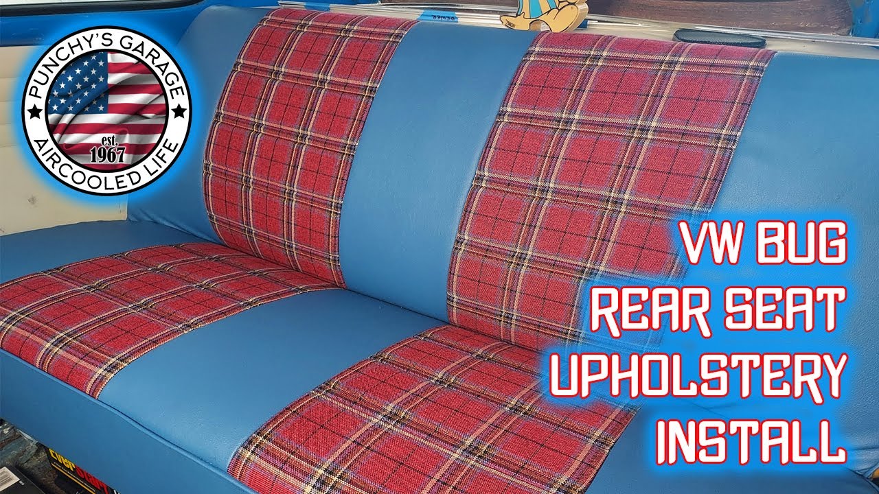 VW Beetle Rear Seat Cover Install