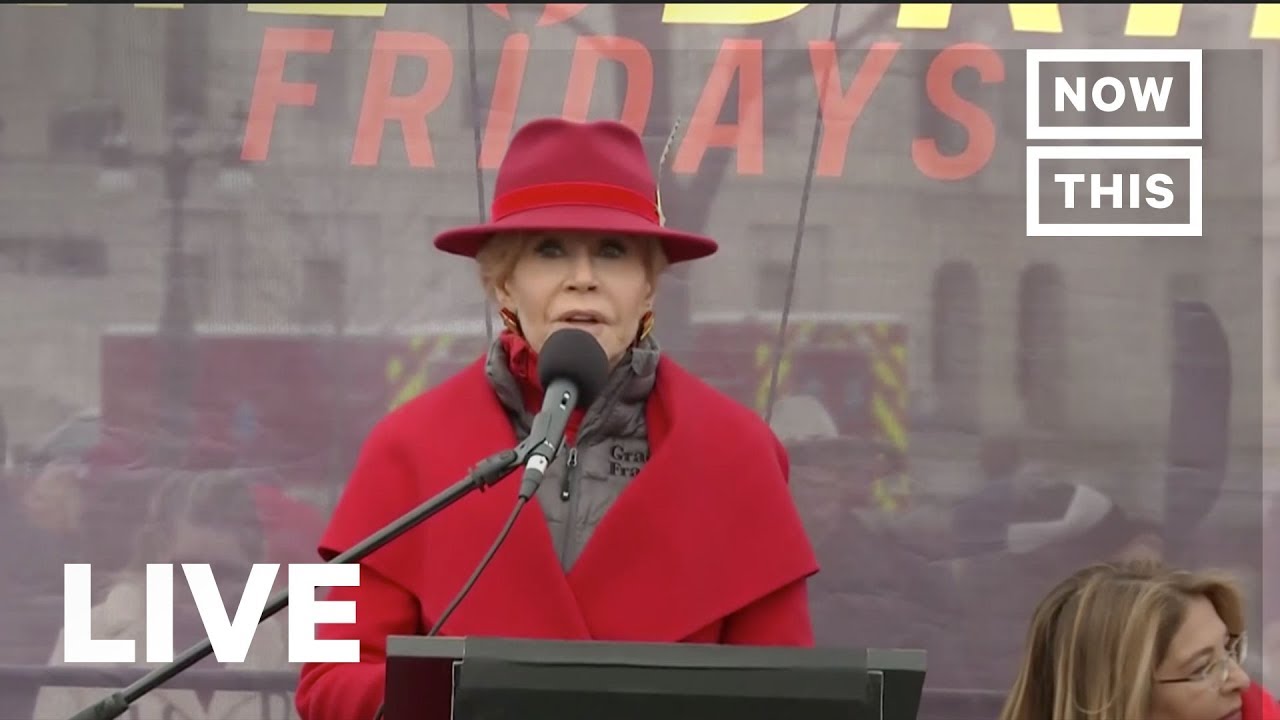 Joaquin Phoenix & Jane Fonda Protest Climate Crisis in Washington, D.C. | LIVE | NowThis
