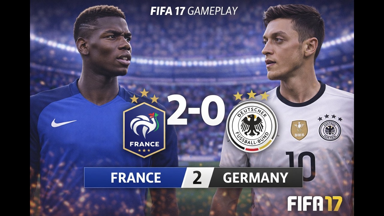 FRANCE DESTROYS GERMANY 2-0! 😱 | FIFA 17 Epic Match