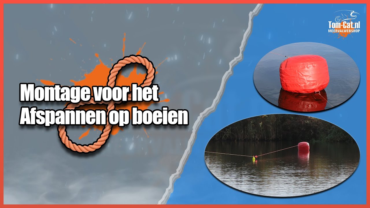 Afspannen met boeien voor het meervalvissen + optuigen boeihengel | Tom-Cat Tutorials