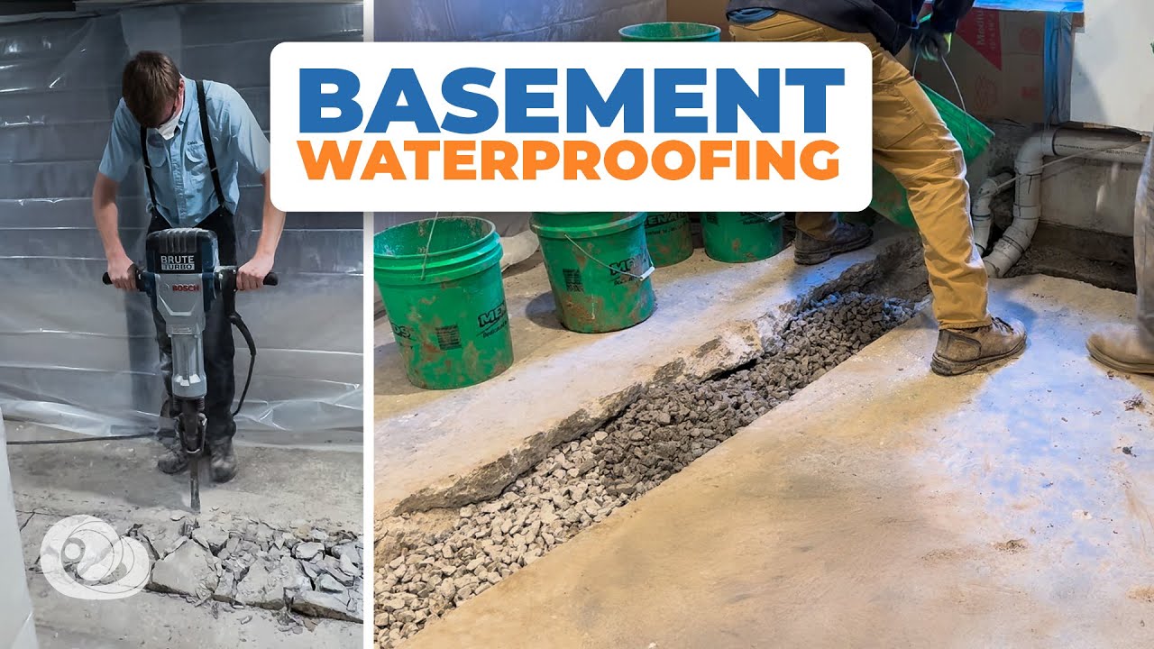 Basement Waterproofing (Interior French Drain & Sump Pump Installation)