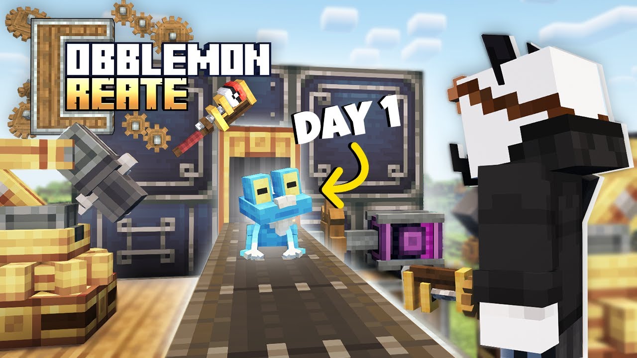 The BEST Start to My Pokémon Adventure in Cobblemon x Create!! 