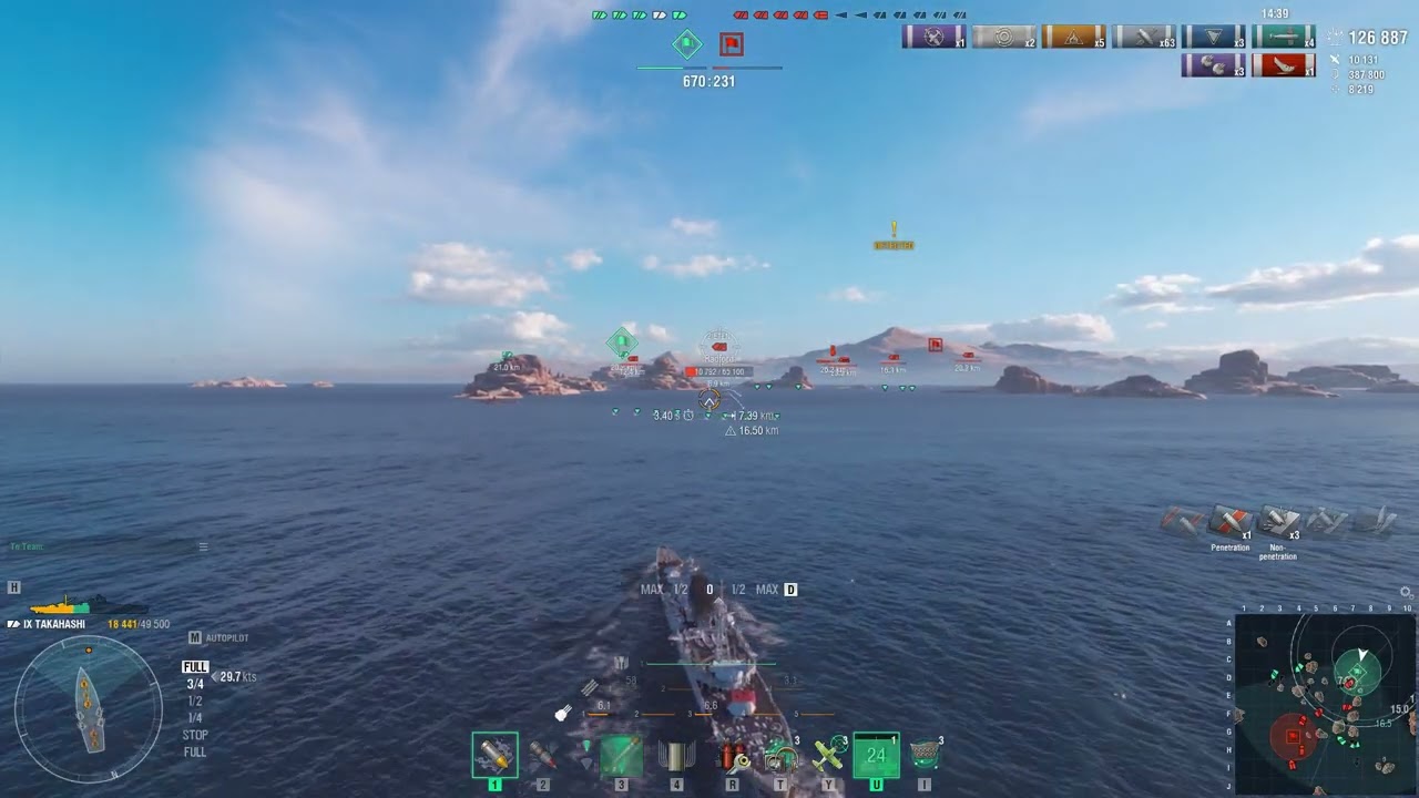 World of Warships Asymmetric Battle #68