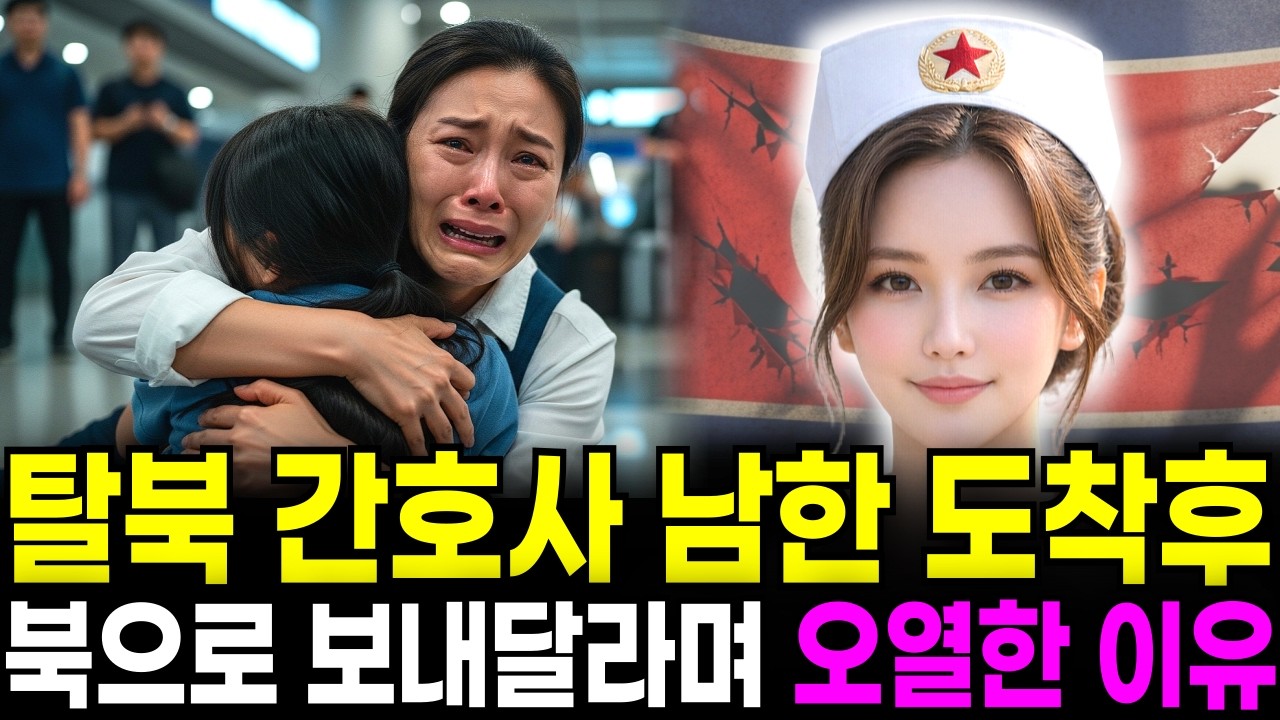 탈북 간호사는 남한에 도착하자마자 북으로 다시 돌려보내달라고 오열한 이유