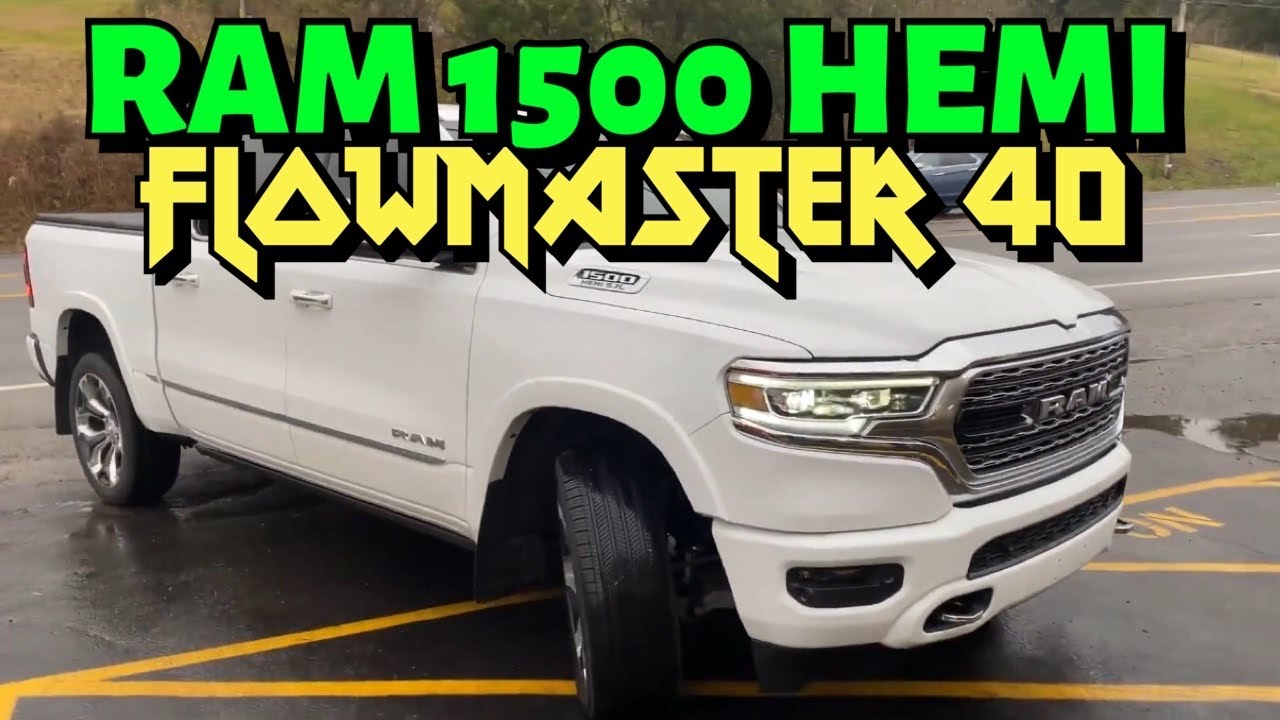 2020 RAM 1500 5.7L HEMI DUAL EXHAUST w/ FLOWMASTER 40 SERIES!