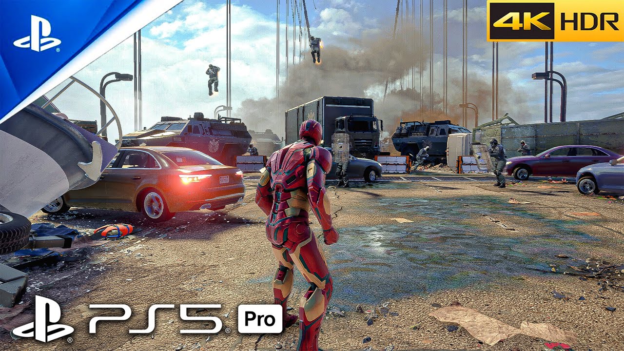 (PS5 PRO) Marvel's Avengers — геймплей Железного человека, Тора и Халка | УЛЬТРАреалистичная граф...